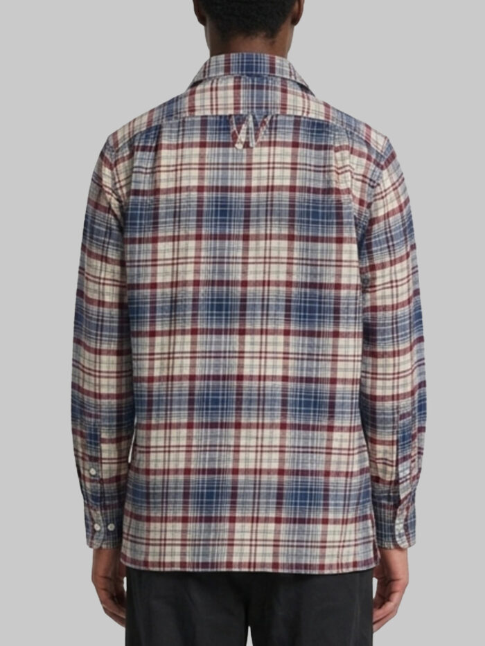 Willy Chavarria Plaid woolen shirt