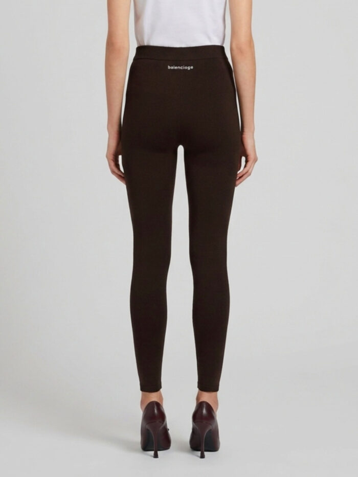 Balenciaga Dark brown Techwear leggings
