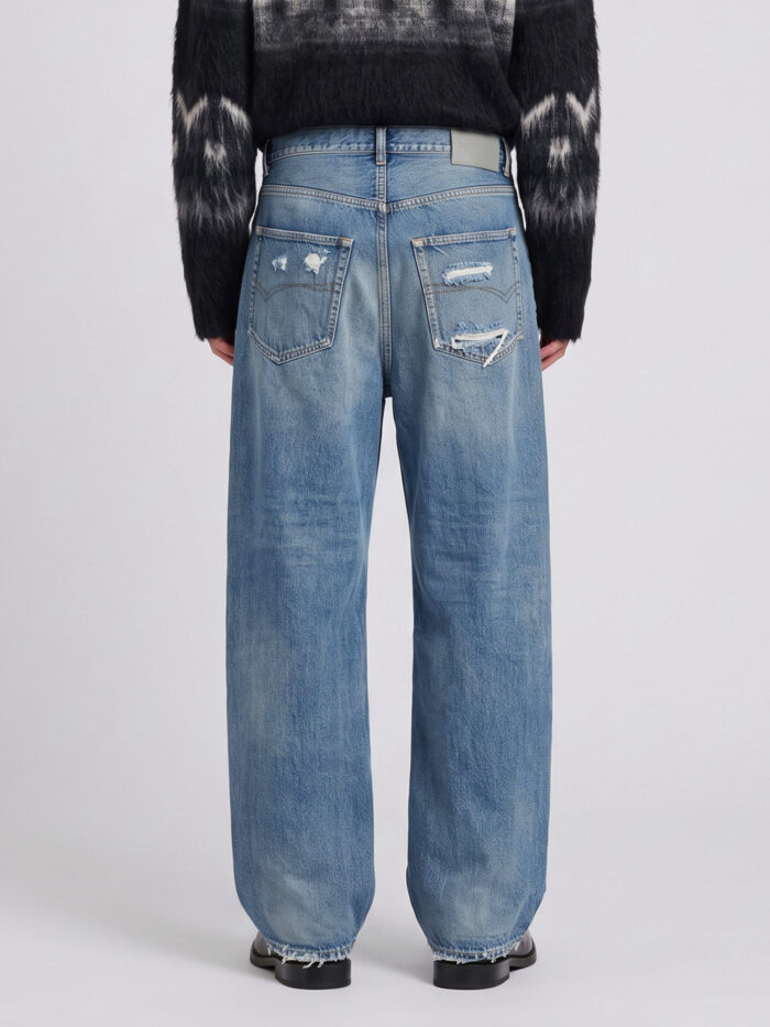 Balenciaga Dark blue baggy jeans