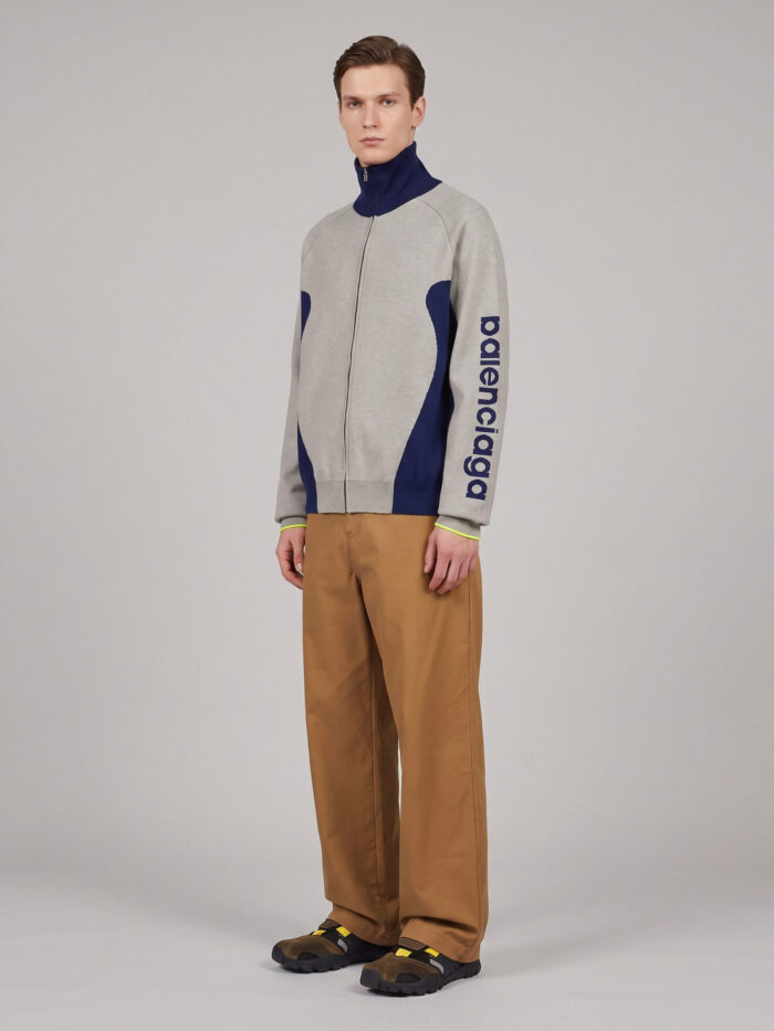 Balenciaga Zip-up knit cardigan