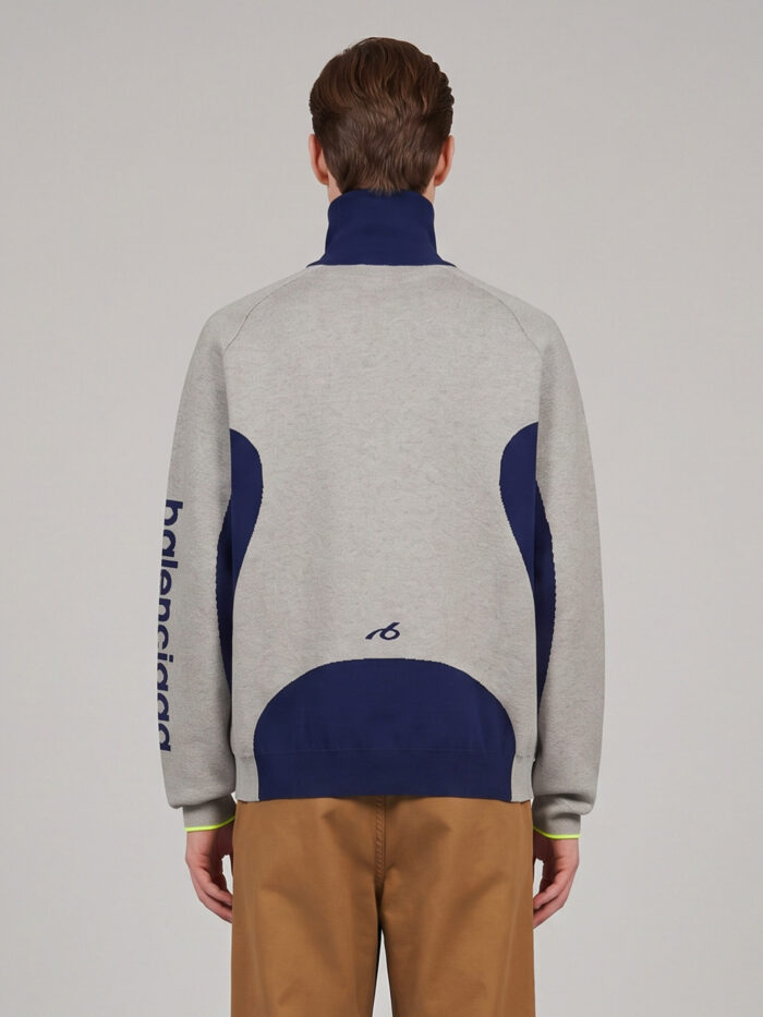 Balenciaga Zip-up knit cardigan
