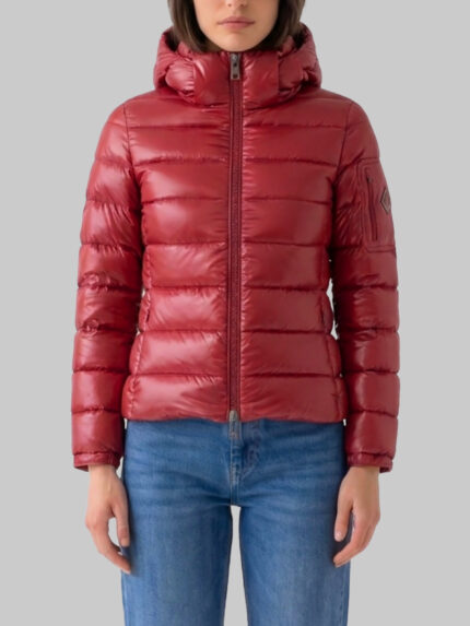 Herno Burgundy short down jacket