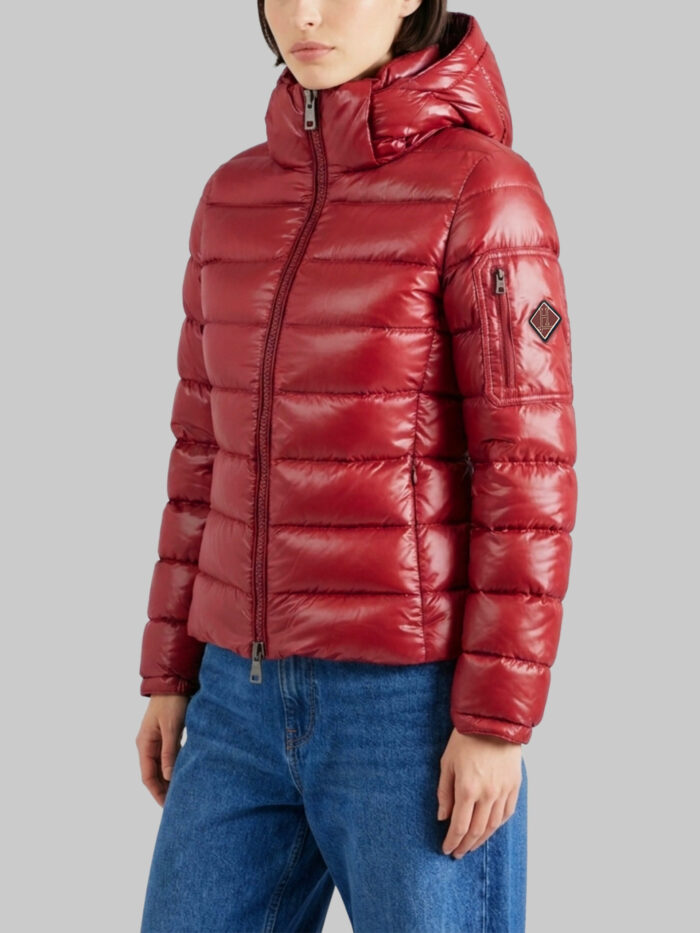 Herno Burgundy short down jacket