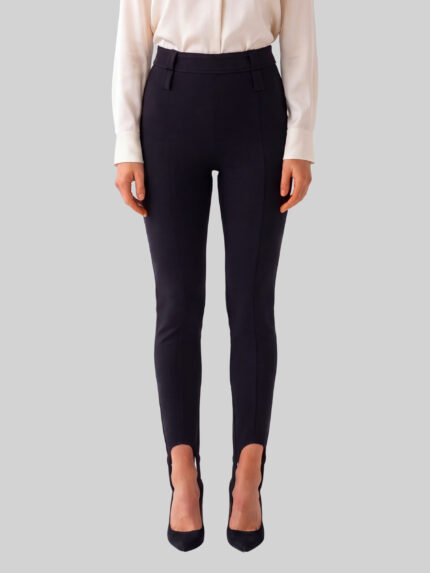 The Frankie Shop Lili black stirrup pants
