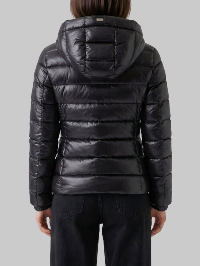 Herno Black short down jacket
