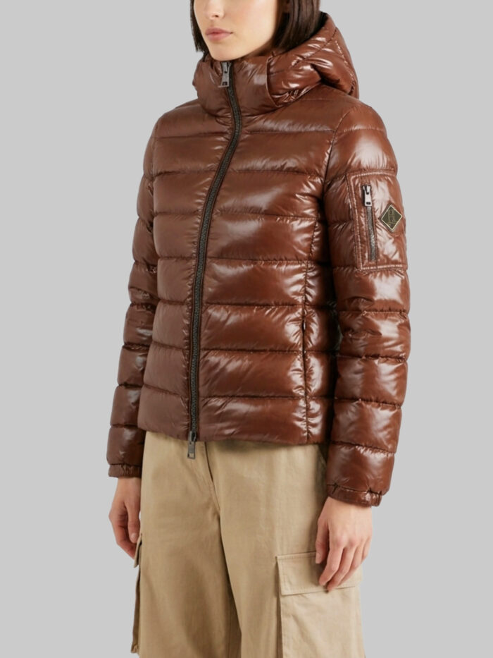 Herno Brown short down jacket
