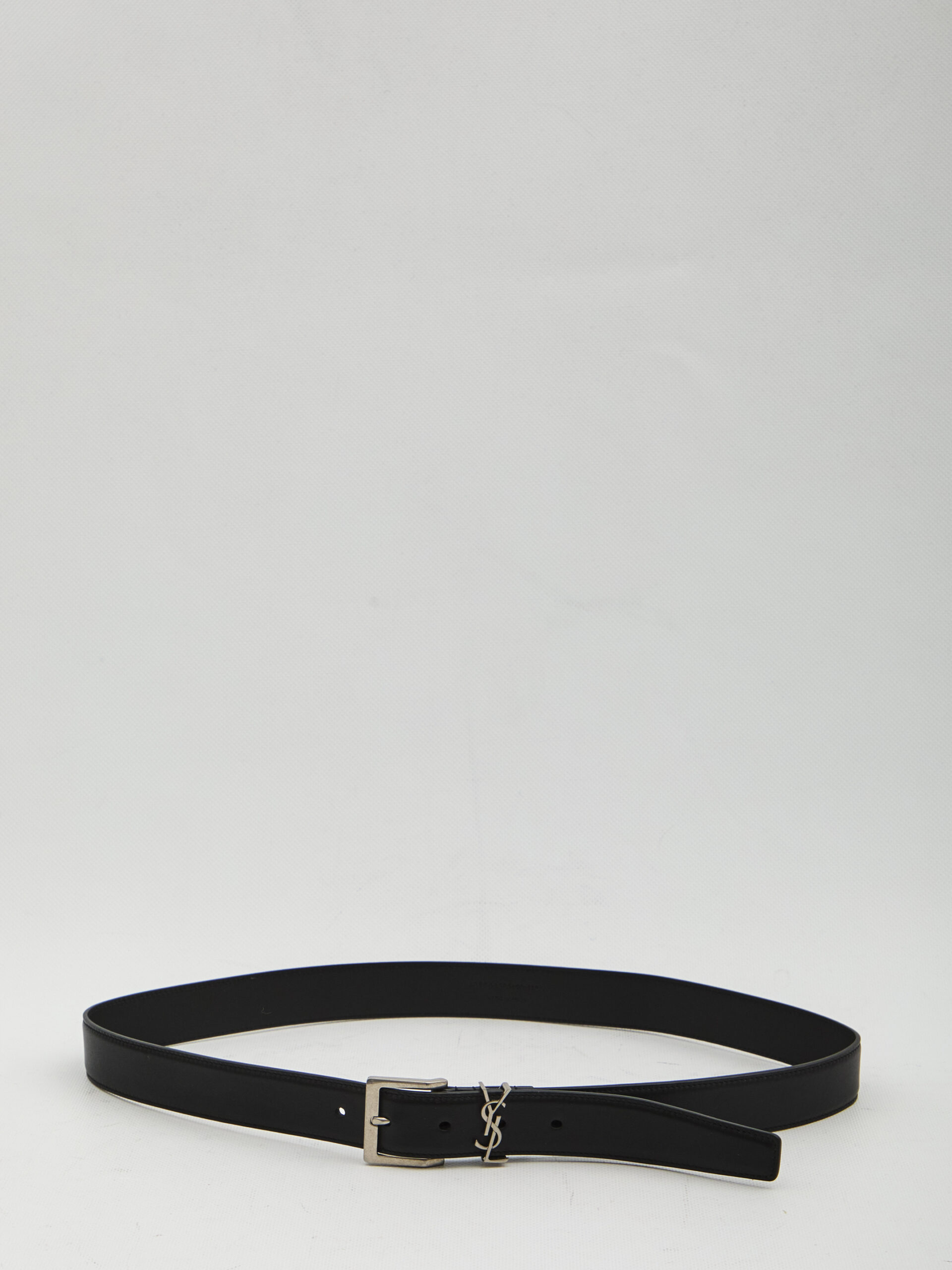 Saint Laurent Black Vadim belt