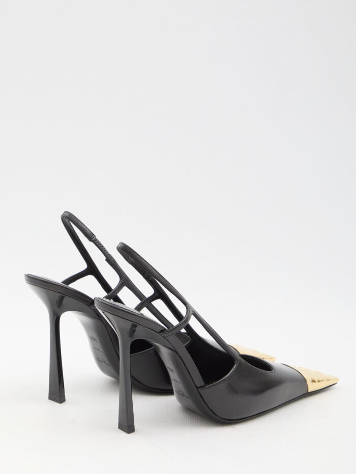 Saint Laurent Jeanne slingback pumps