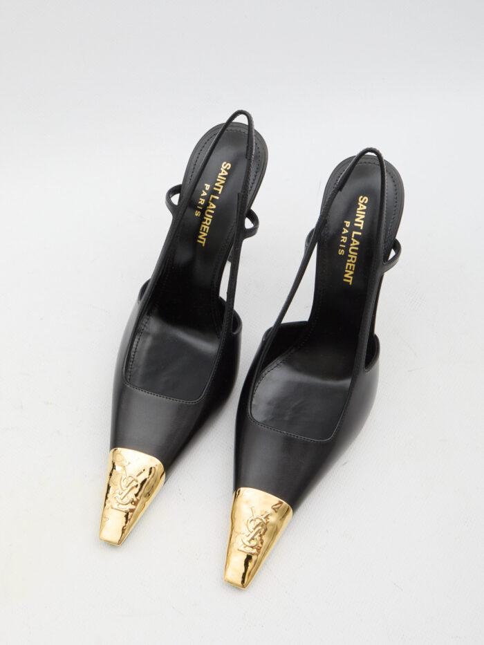Saint Laurent Jeanne slingback pumps