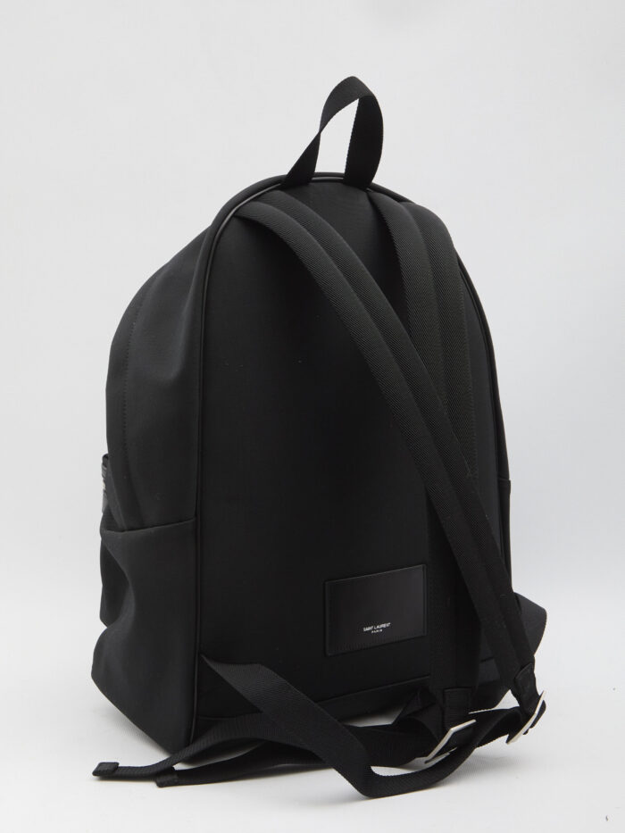 Saint Laurent City canvas backpack