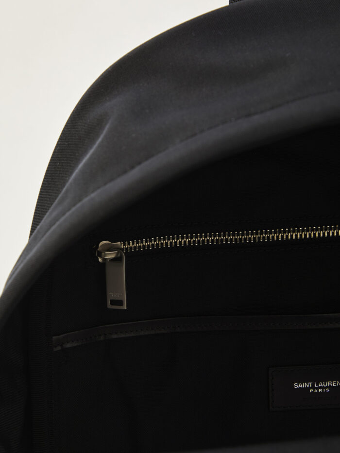 Saint Laurent City canvas backpack