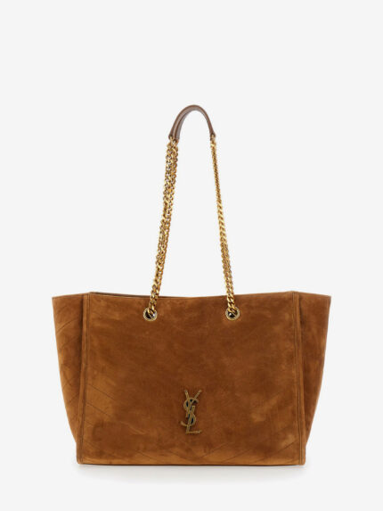 Saint Laurent Niki shopping bag in suede