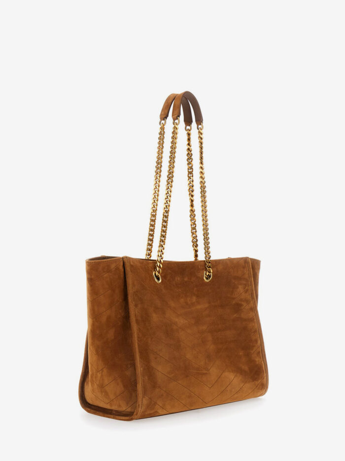 Saint Laurent Niki shopping bag in suede