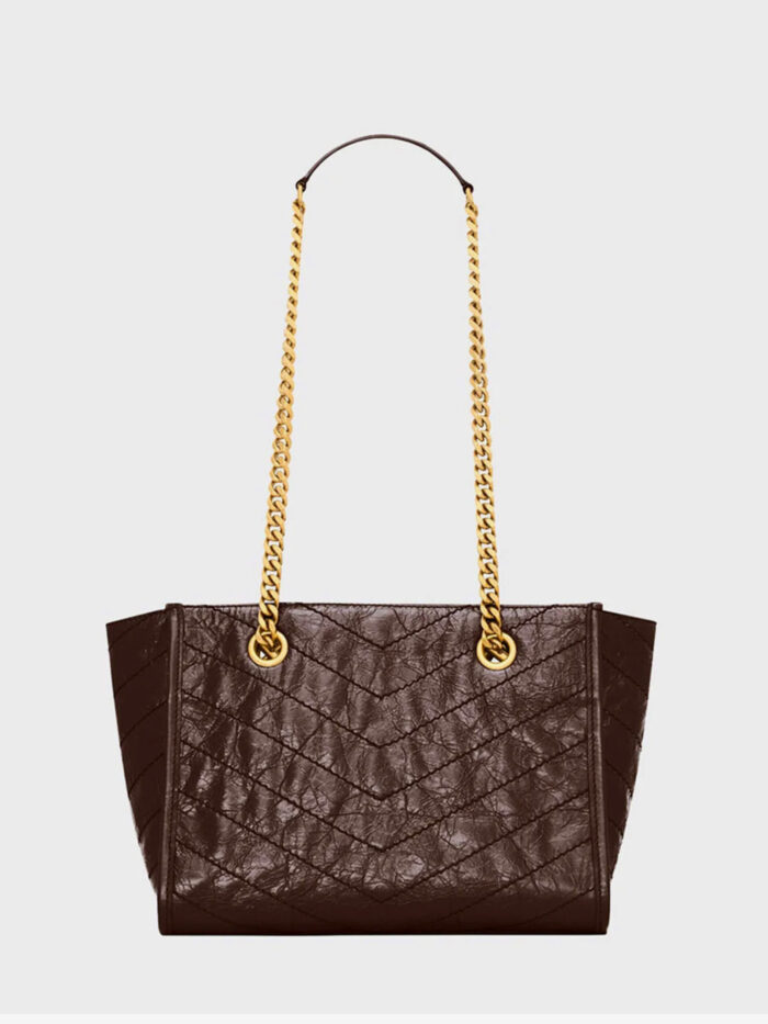 Saint Laurent Small Niki shopping bag in vintage leather