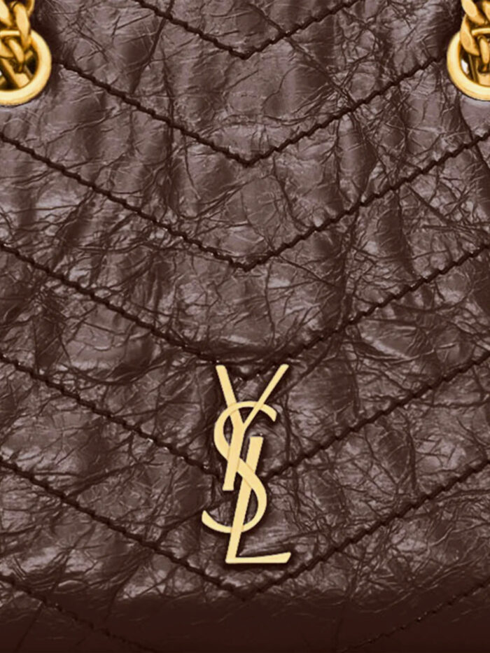 Saint Laurent Small Niki shopping bag in vintage leather