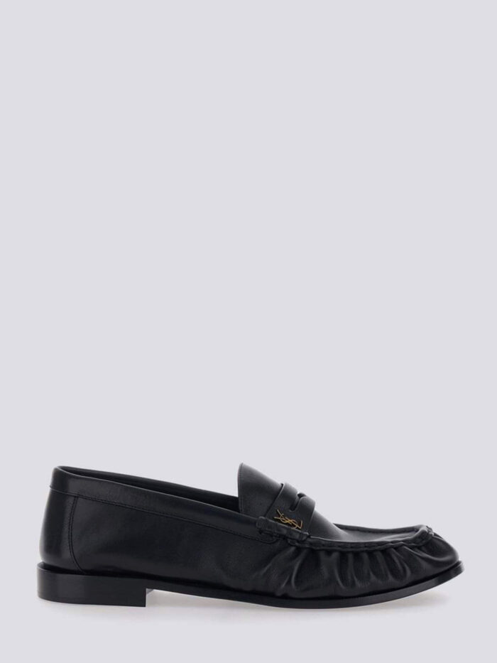 saint laurent le loafer moccasins in black matte leather Saint Laurent Le Loafer moccasins in black matte leather