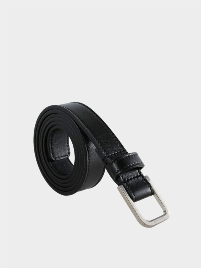 Saint Laurent Minimalist thin black belt
