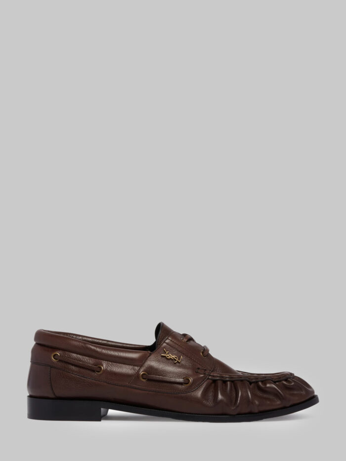 saint laurent le loafer bateau moccasins in paris brown Saint Laurent Le Loafer Bateau moccasins in Paris brown
