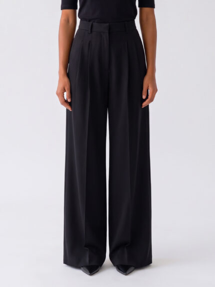 Balenciaga Black wide-leg pants
