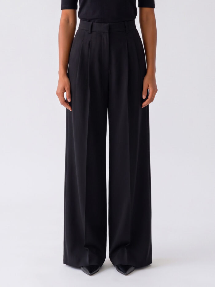 balenciaga black wide leg pants Balenciaga Black wide-leg pants