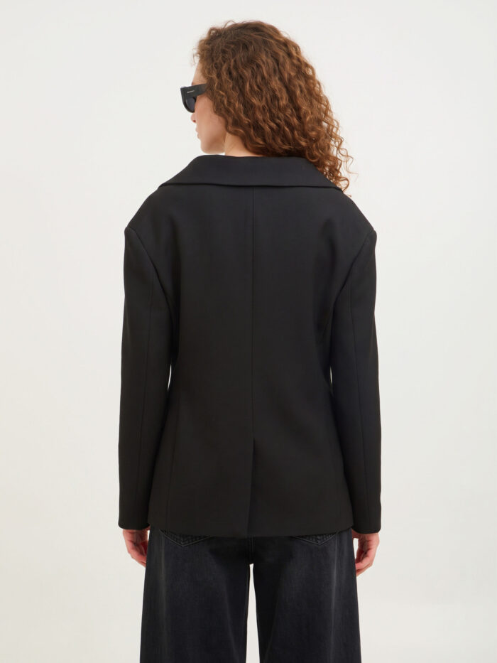 Balenciaga Black wool Stola jacket