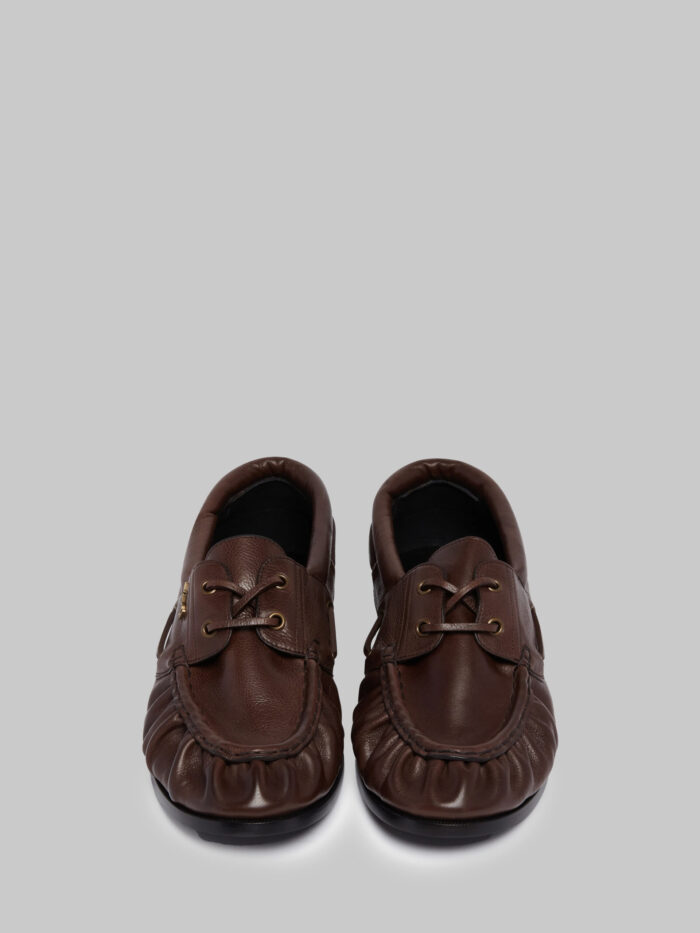Saint Laurent Le Loafer Bateau moccasins in Paris brown