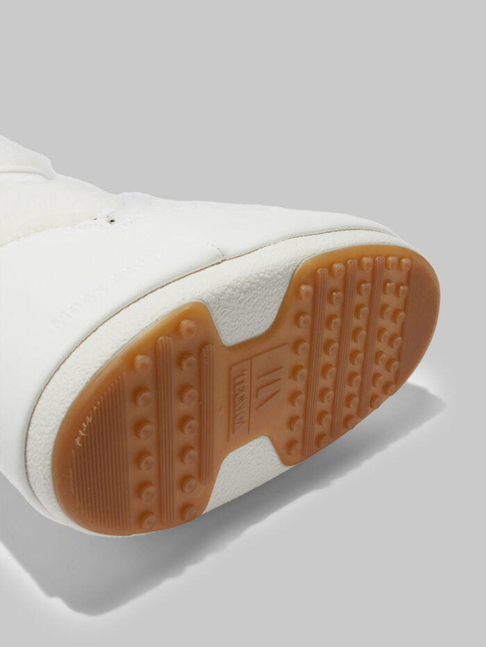 Moon Boot White Icon boot in faux fur.