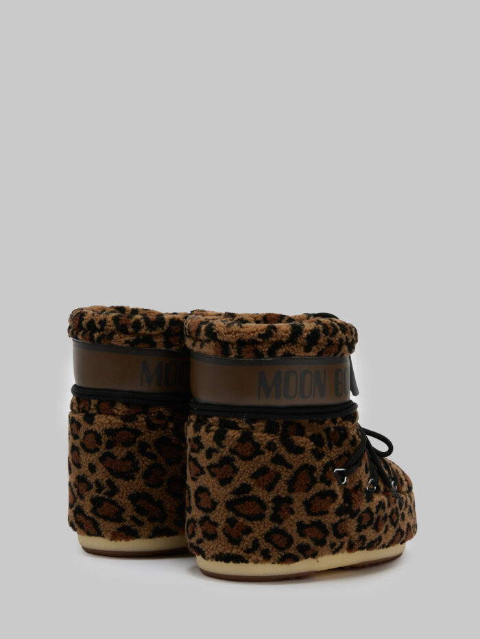 Moon Boot Leopard print teddy Icon Low boots