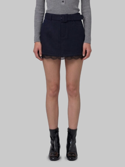 Self Portrait Navy lace skort