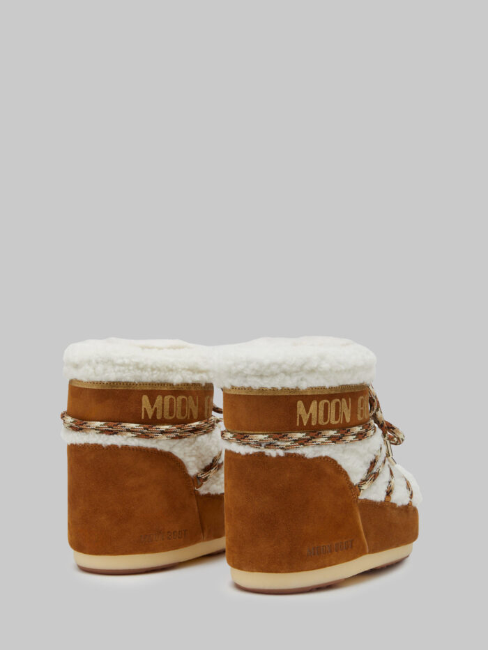 Moon Boot Brown shearling Icon Low boots