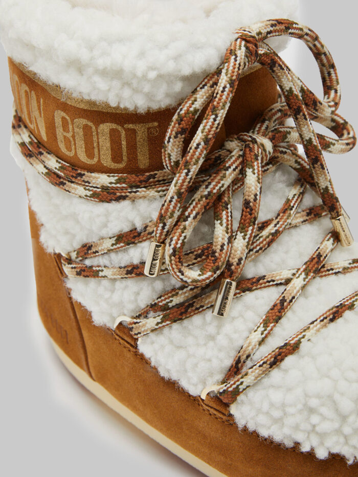Moon Boot Brown shearling Icon Low boots