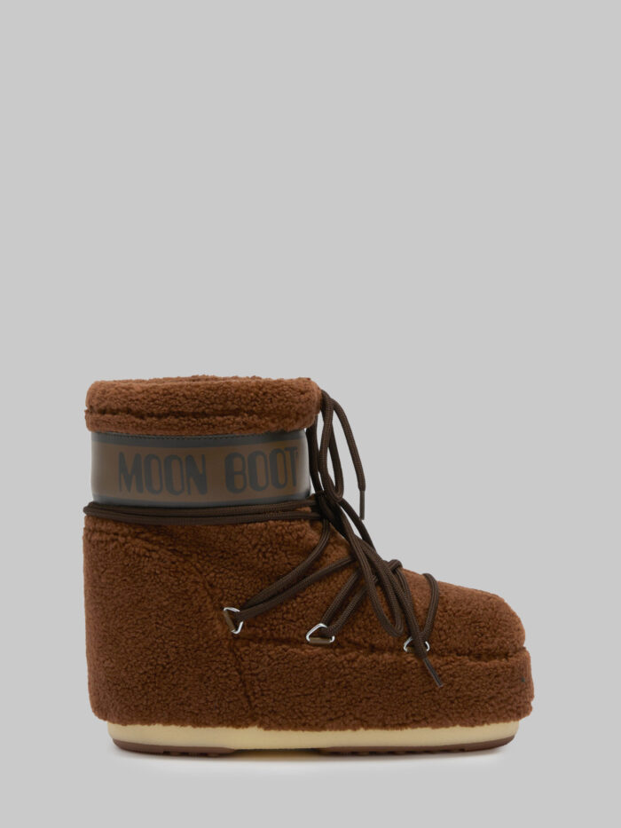 moon boot brown teddy icon low boots Moon Boot Brown teddy Icon Low boots