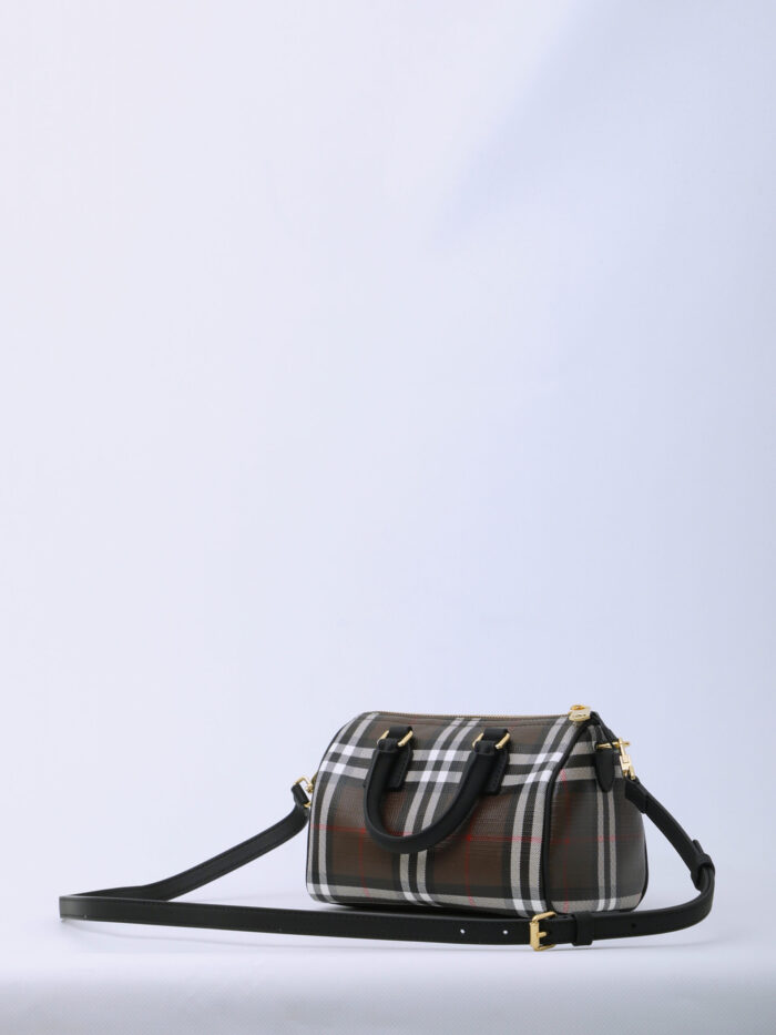 Burberry Mini Check bowling bag