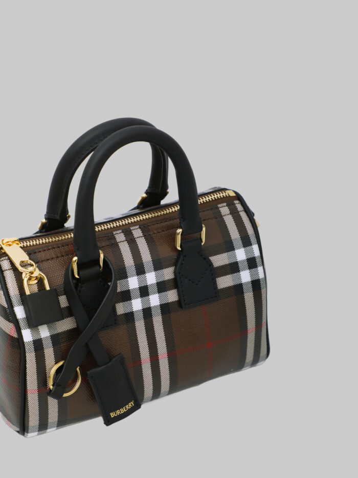 Burberry Mini Check bowling bag