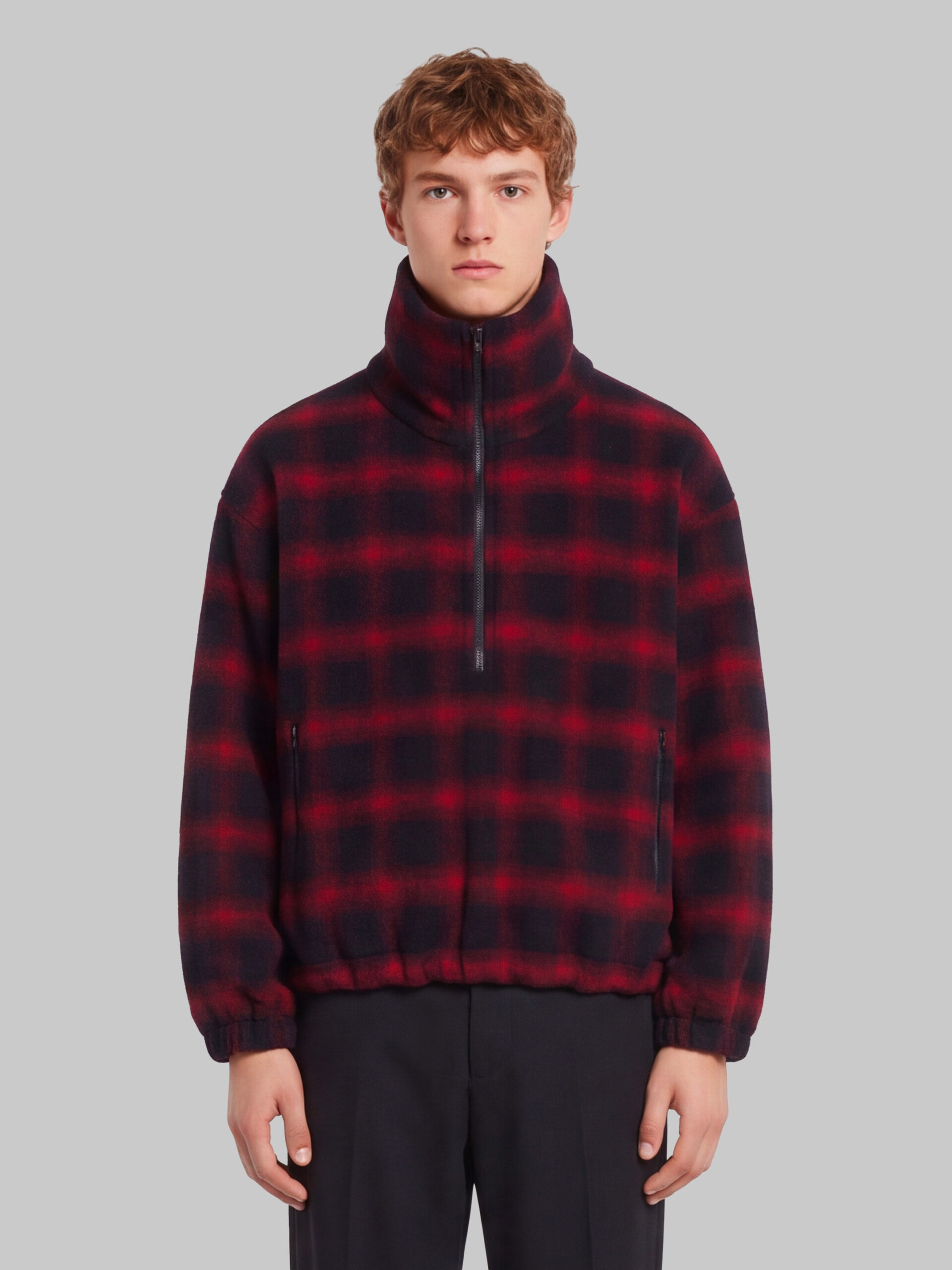 Balenciaga Half-zip high-neck jacket