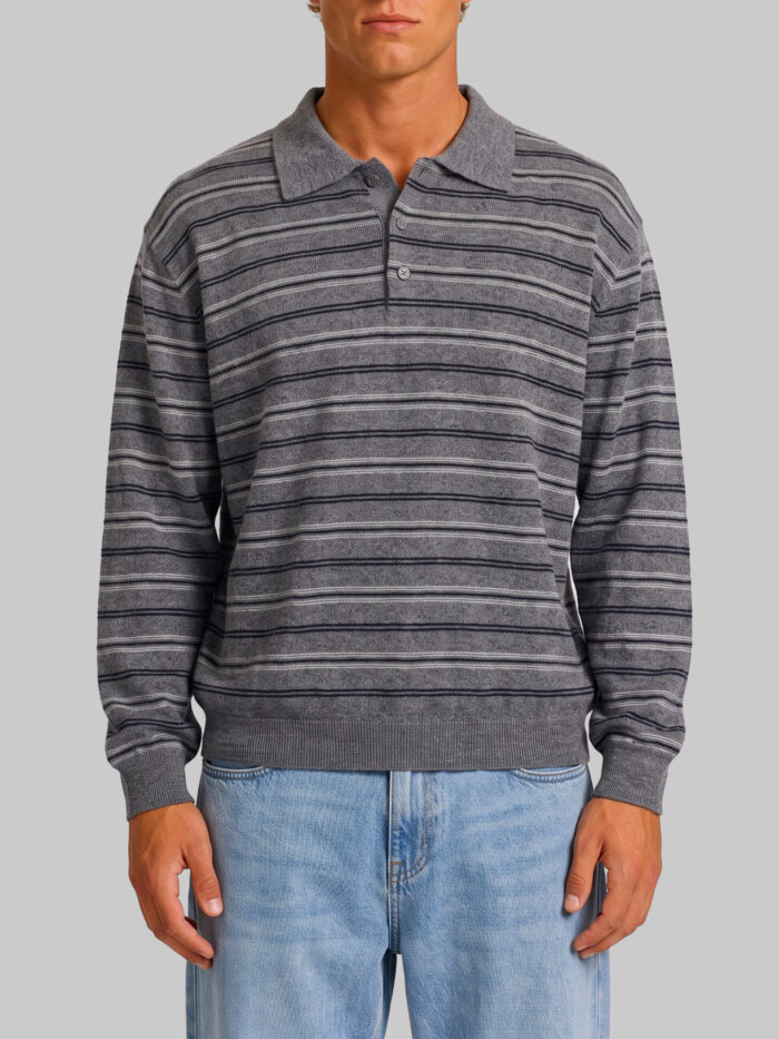 dunst grey striped sweater Dunst Grey striped sweater