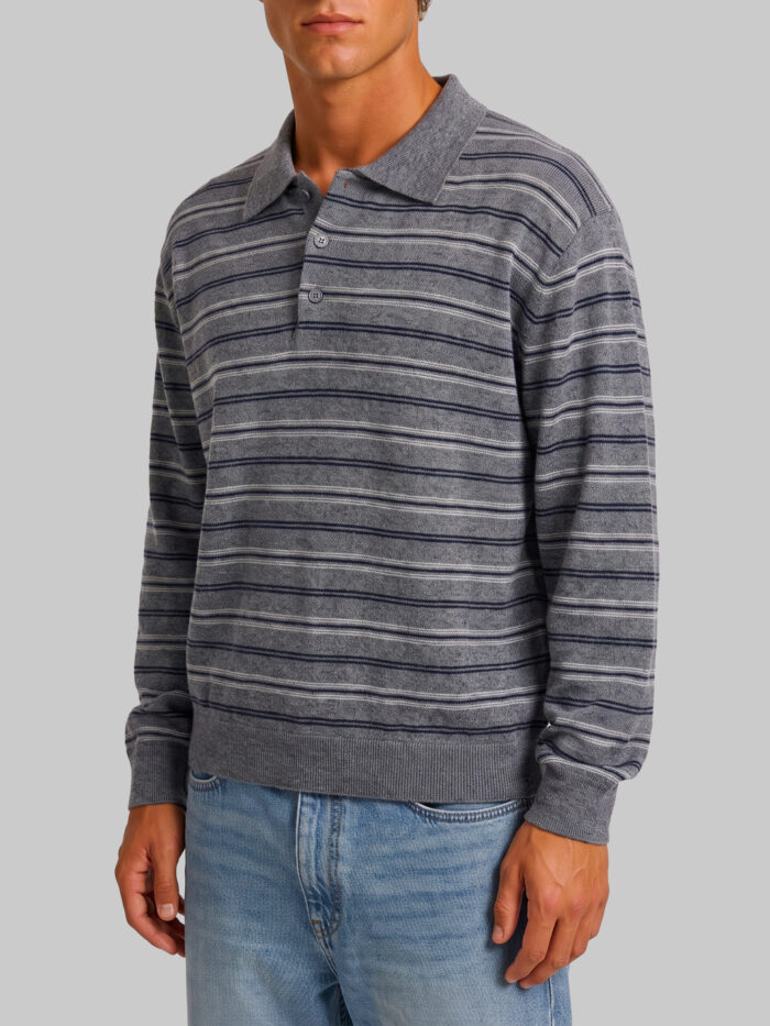Dunst Grey striped sweater