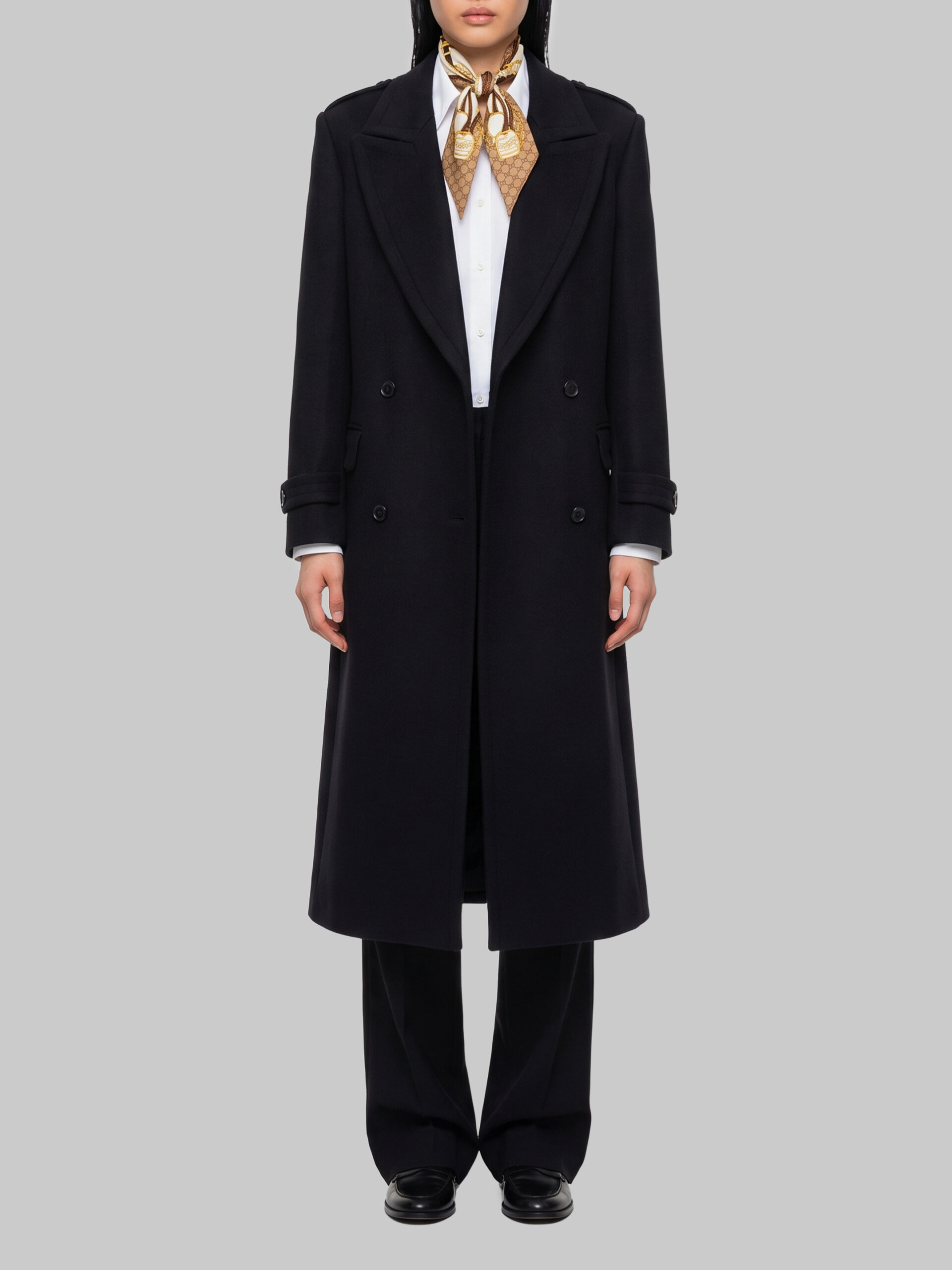 Sutton New York Black double-breasted coat