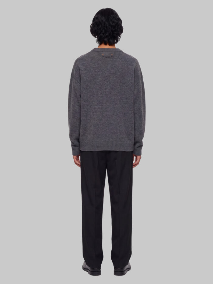 Balenciaga Anthracite crew-neck sweater