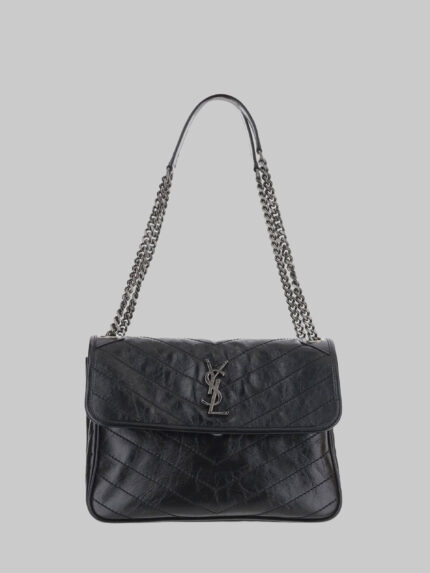 Saint Laurent Niki Tripouch Bag in vintage leather