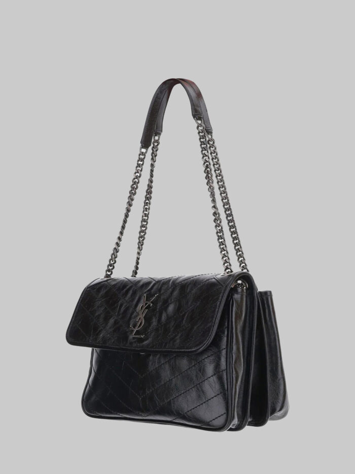 Saint Laurent Niki Tripouch Bag in vintage leather