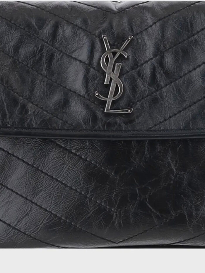 Saint Laurent Niki Tripouch Bag in vintage leather