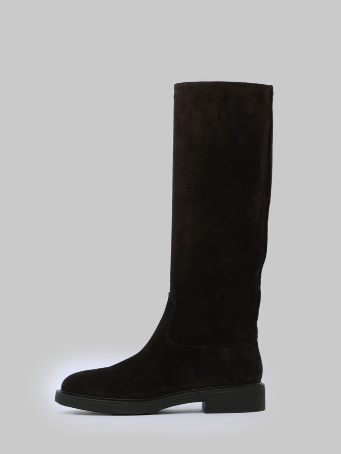 Gianvito Rossi Ascott boots in moka suede