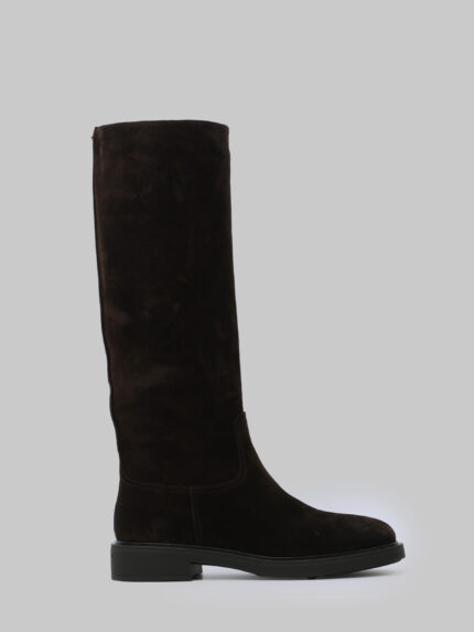 Gianvito Rossi Ascott boots in moka suede