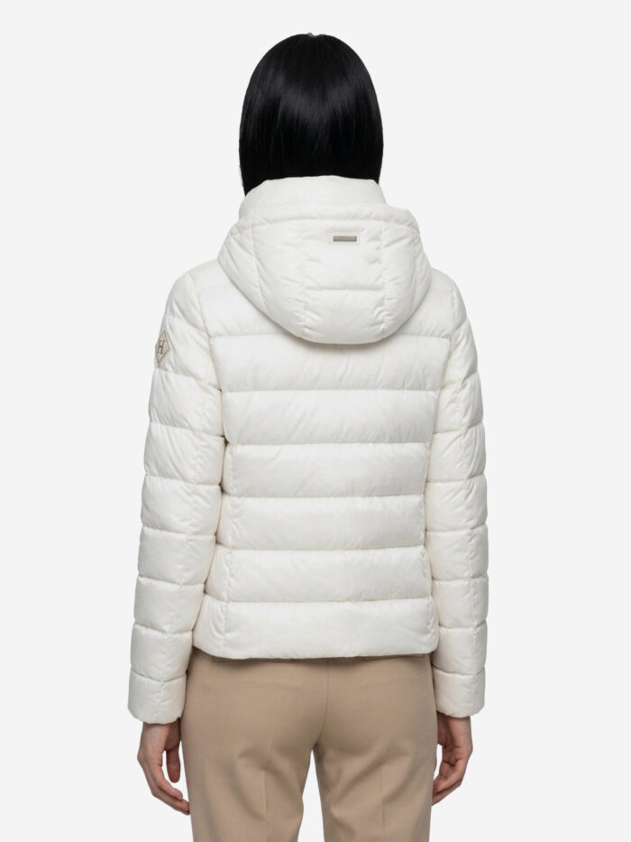 Herno White short down jacket