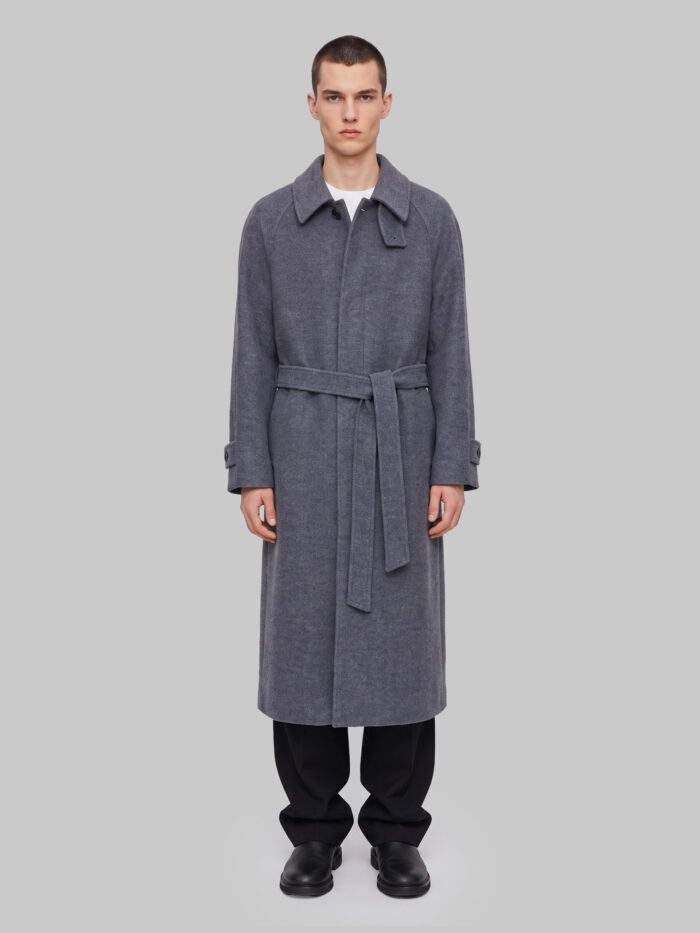 dunst grey melange cashmere coat Dunst Grey melange cashmere coat