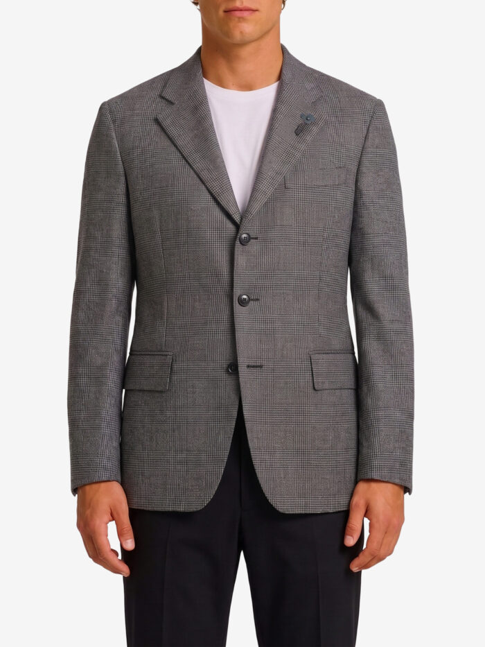 lardini le origini single breasted virgin wool jacket Lardini Le Origini single-breasted virgin wool jacket