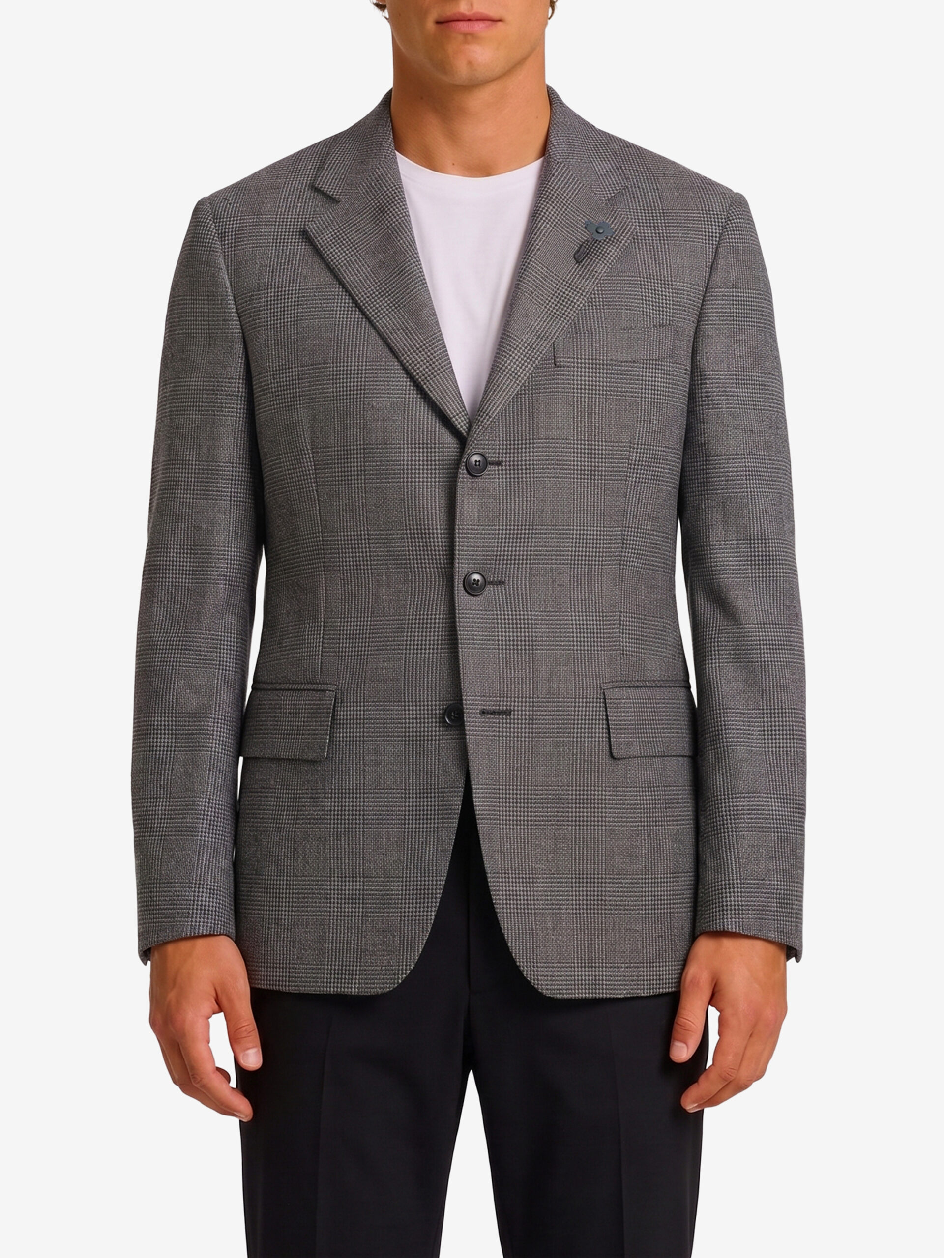 Lardini Le Origini single-breasted virgin wool jacket