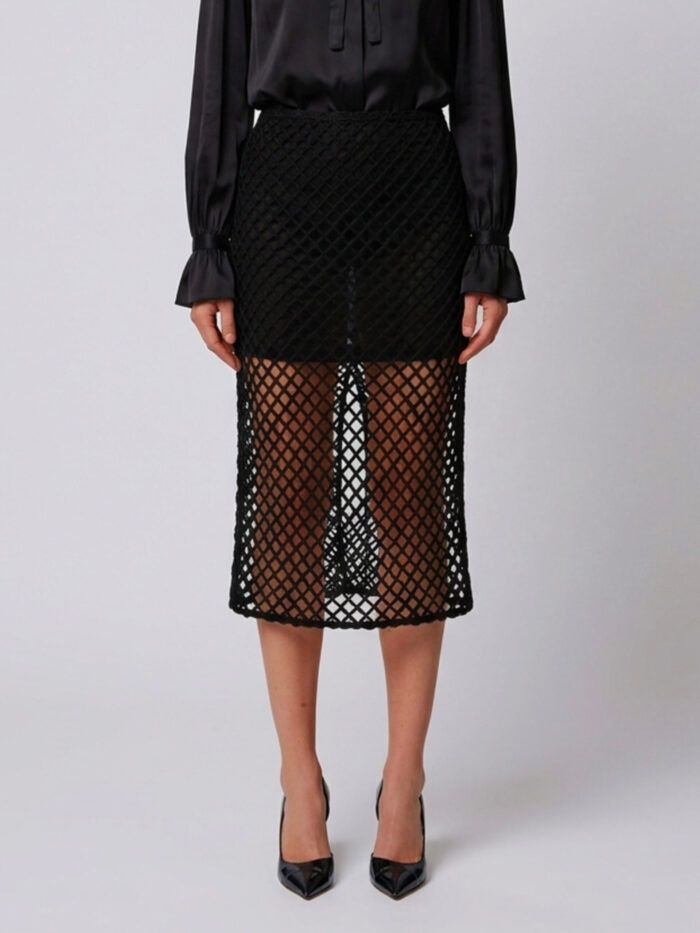 sutton new york pencil skirt in mesh Sutton New York Pencil skirt in mesh
