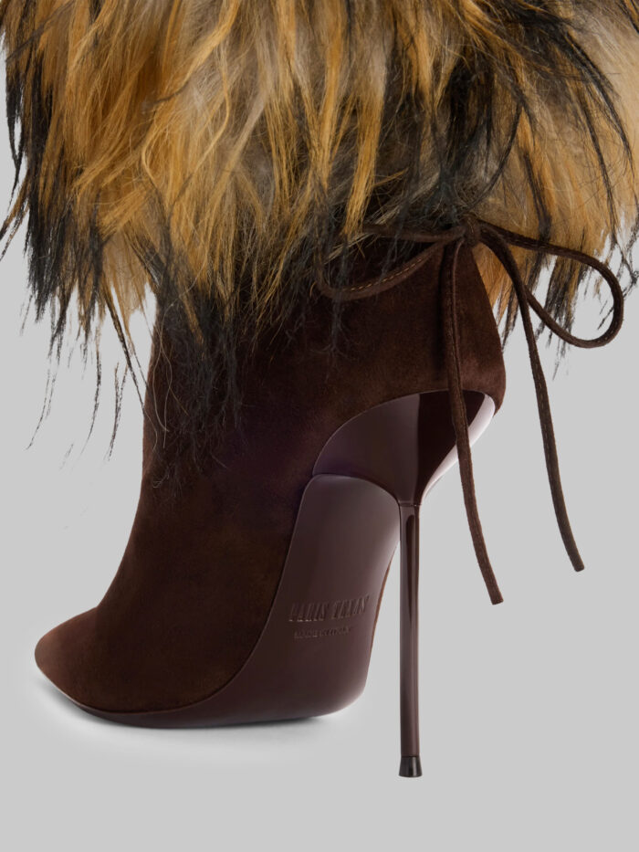Paris Texas Lidia Ankle Fur boots 105